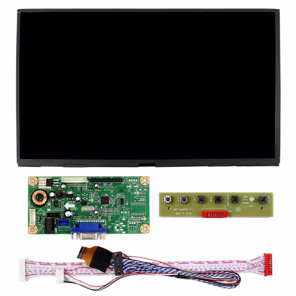 Papan Pengontrol LCD VGA RT2270 dengan 10.1 Inci 1366X768 B101XAN01.3 Layar Lcd IPS