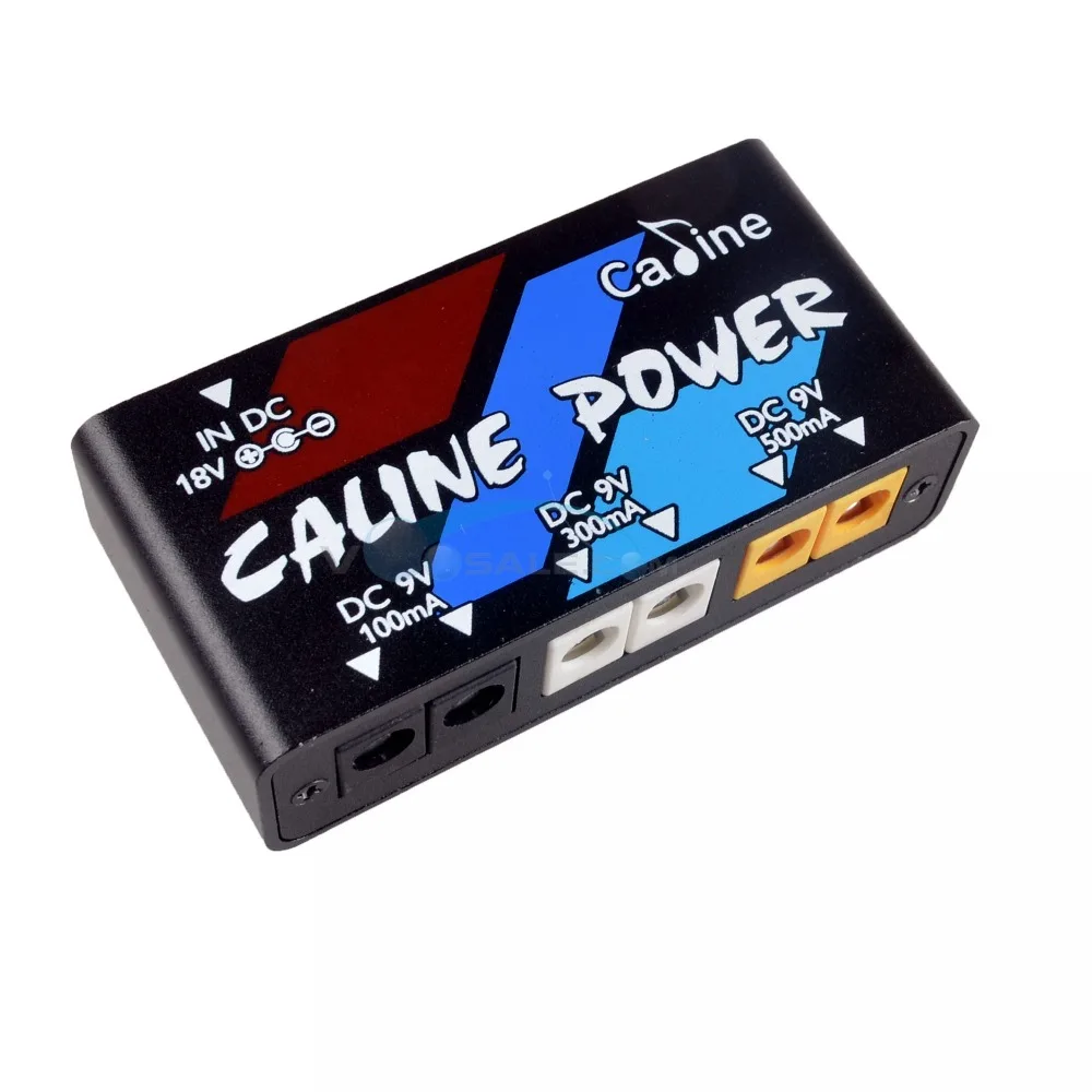 Caline CP-02 Multiple Outputs Power Supply 18V 1A 18W 6 Channel Output With Adapter And 6pcs Cable Guitar Pedal Power Supply