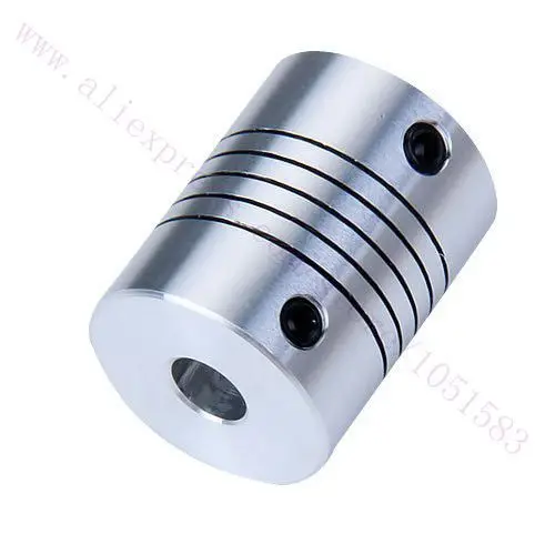 4pcs 8X8mm Motor Jaw Shaft Coupler Flexible Coupling D18*L25 For 3D Printer CNC Stepper Motor