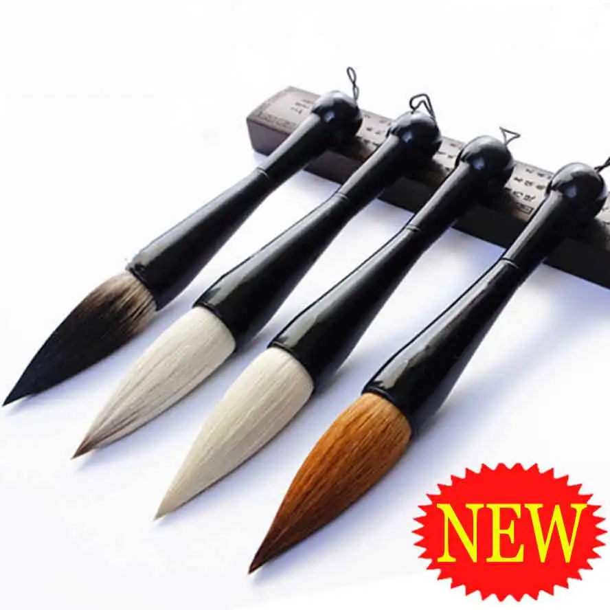 

1 piece Mixed Hair Big Chinese Calligraphy Painting Brush Ink Pen Brush Hopper-shaped Painting Supply Art Stationary