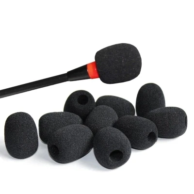 10pcs microphone foam windscreens sponge windshields replacement mic covers for MIC 27*18*5MM