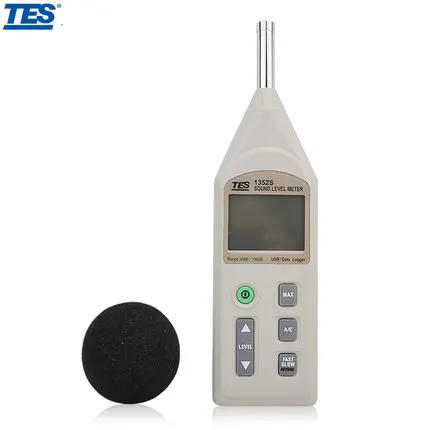 TES-1352S Programmable Sound Level Meter 30 to 130dB (USB cable , micro SD CARD 4GB)