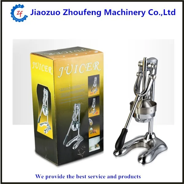 Mini manual stainless steel ginger oranges lemon fruit juicing machine industrial juicer machine