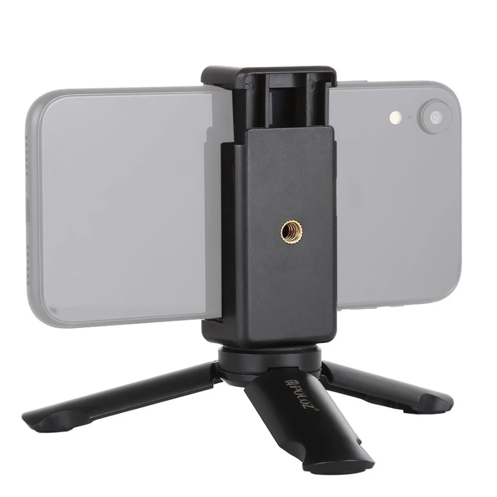 Trípode plegable portátil, trípode de plástico, abrazadera Universal para teléfono, soporte para teléfonos inteligentes, Clip para teléfono Ipone Huawei
