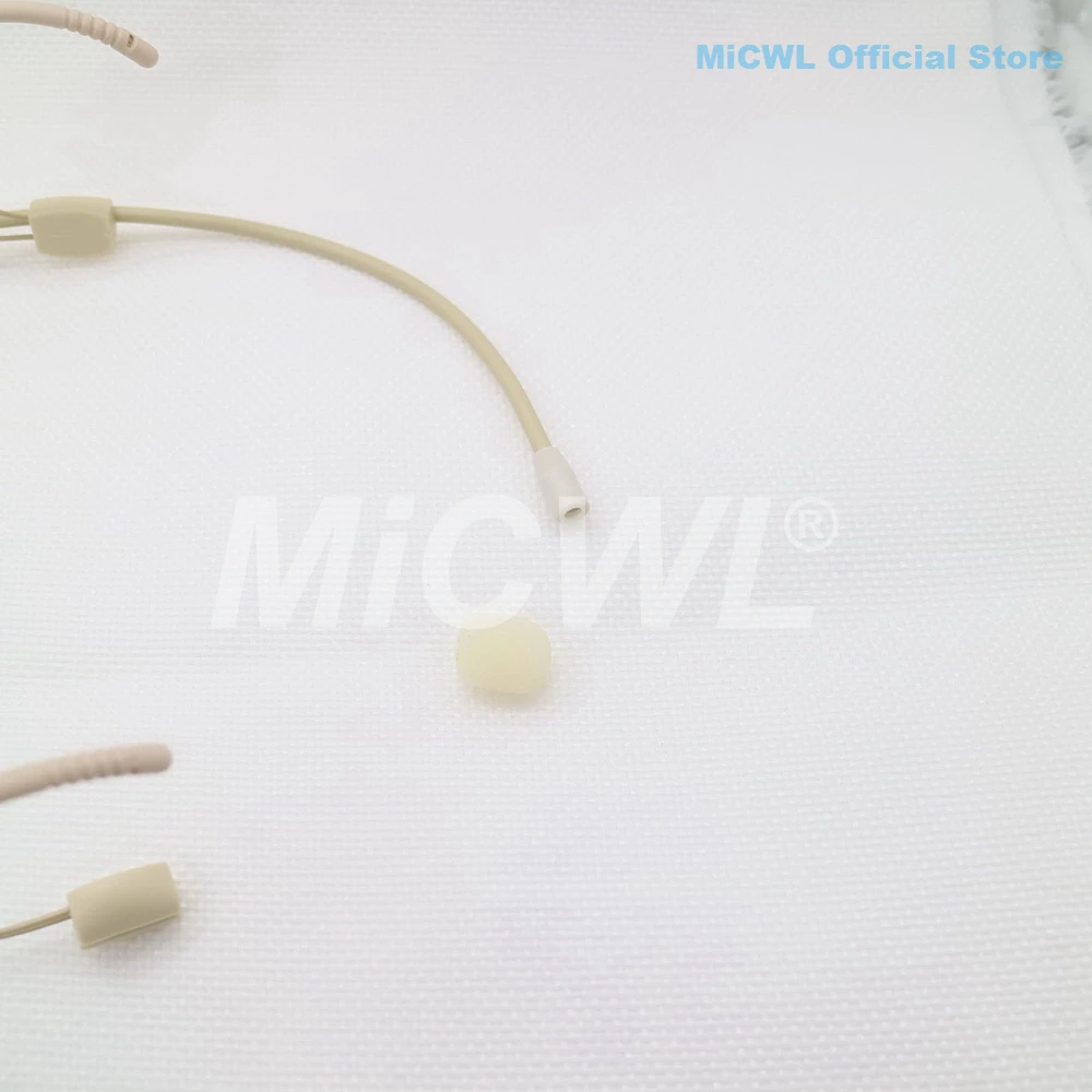 New Beige Head HeadMic Headset Microphone Mics for AKG Samson Gemini Radio System XLR mini 3Pin TA3F Omnidirectional Mic