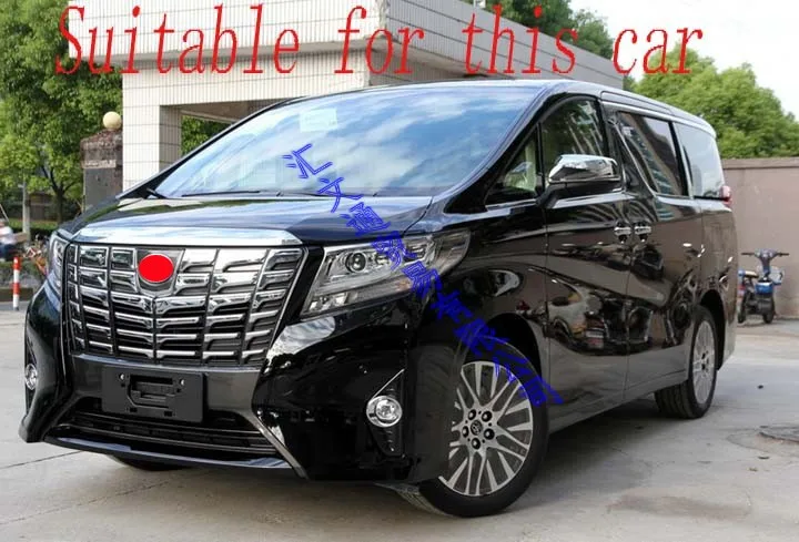 For 2016-2019 Toyota Alphard Vellfire AH30 Car Accessories ABS Chrome Front Interior Lights Reading Lights Trim Cover