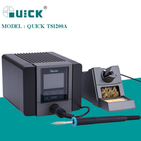 QUICK TS1200A 120W Lead-Free Soldering Station Intelligent Electric Soldering Iron ESD Safe BGA Rework Station Fast Heating