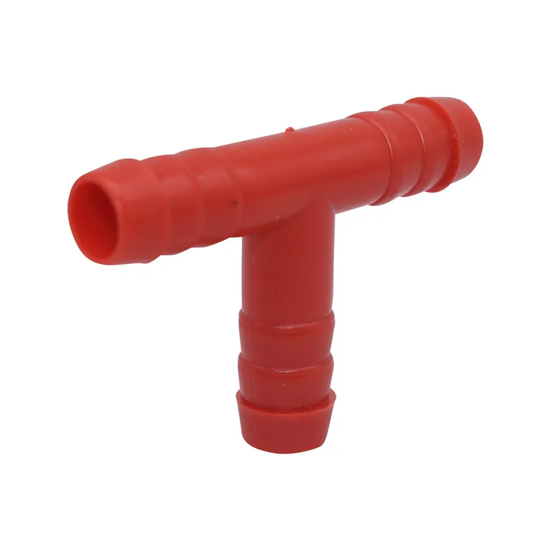 10 Pcs Plastic tee Hose fitting Three-way pipe 51mm*25mm*9mm Poultry livestock feeding rabbit nipple drinker installation