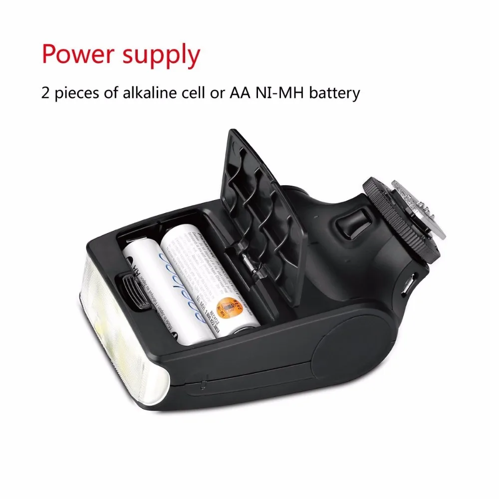 MEIKE MK320แฟลช Speedlite TTL สำหรับ Canon /Nikon/Sony/Fujifilm/Panasonic Lumix กล้อง