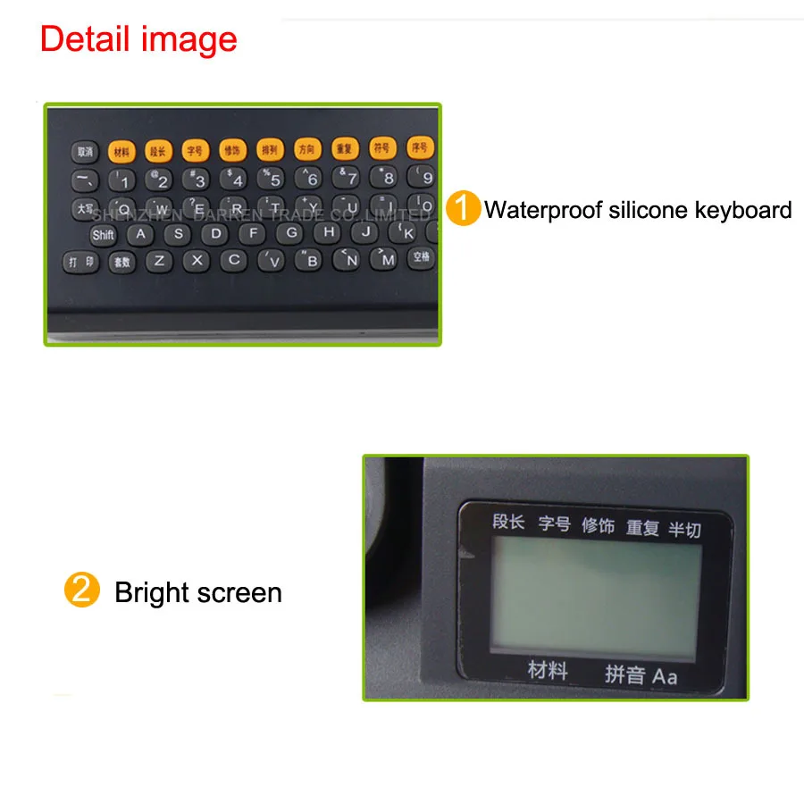 Cable ID Printer Pengendalian PC Electronic Lettering Machine PVC Tabung Printer Kawat Penanda Mesin Menandai Printer S650
