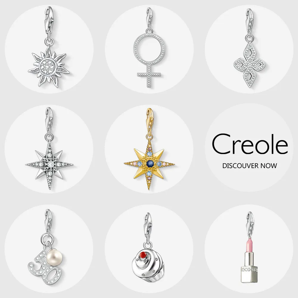 Słońce Wenus Symbol Miłość Węzeł Vintage Gwiazda Szczęśliwy Numer 50 Ciasto Szminka Urok Wisiorek, 2019 Biżuteria Moda 925 Sterling Silver