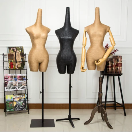 High Quality Female Hemp Rope Mannequin With Half-body Active Joints Customized Hot Sale