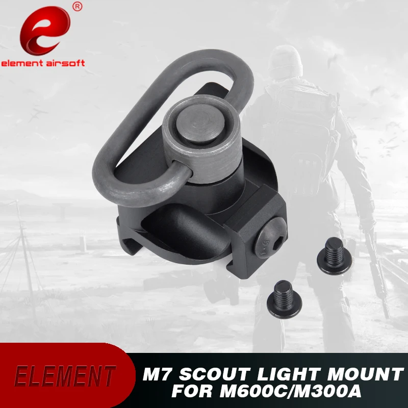 

Element surefir Tactical Flashlight M7 Peq Scout Light Mount For M600C/M300A Weapons Mount Picatinny Accessories EX257