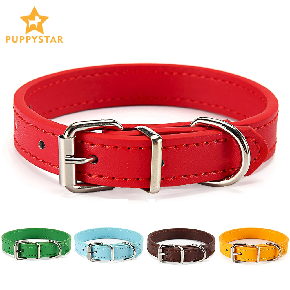 Cat Collar Safety Puppy Collar Chihuahua Solid Dog Collar For Cats Kitten Pet Cat Collars Adjustable Pet Leash Cat Lead Supplies