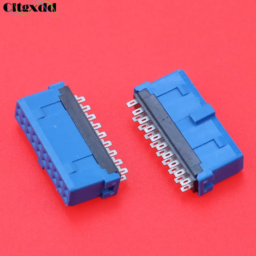 Cltgxdd 1 Stück USB 3.0 19P 20P 19 Pin 20 Pin Mainboard Motherboard Steckverbinder Buchse für DIY USB3.0 Kabel – Detail 2