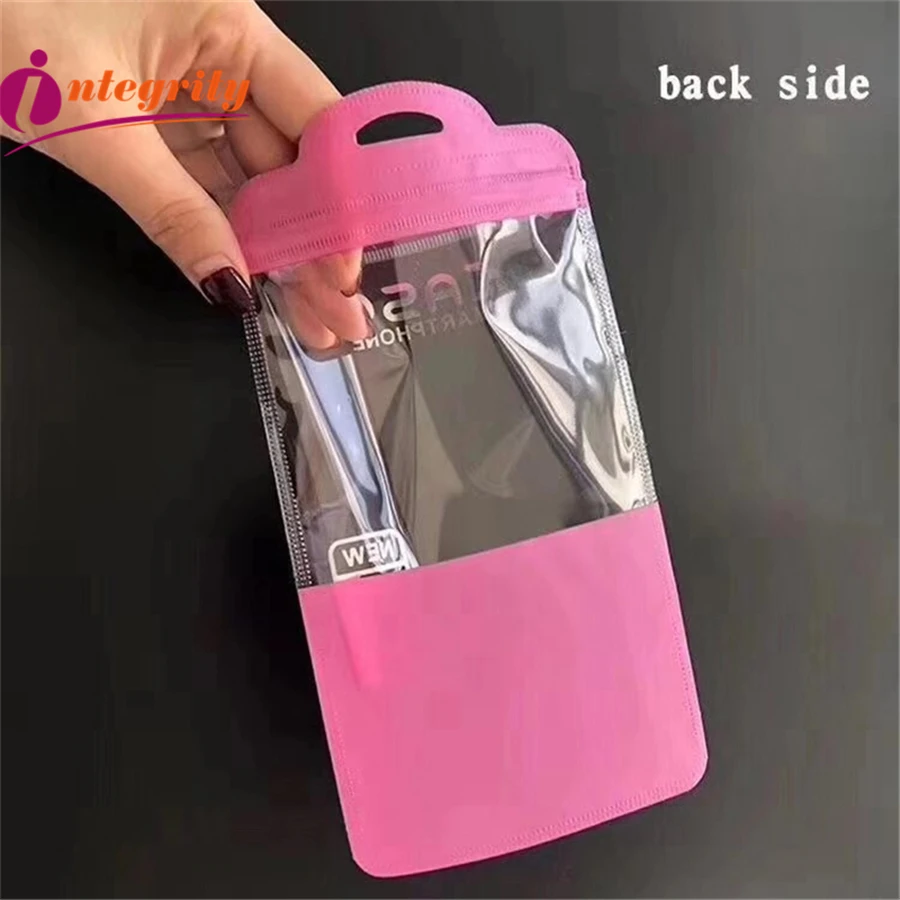 INTEGRITY 100pcs 11.5X20.5cm Transparent Case Cover Moisture-proof Package storage Bags Bright glossy self sealing Packaging bag
