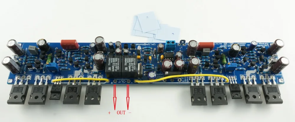 Single channel 500-1000W 8 European full bridge amplifier 024