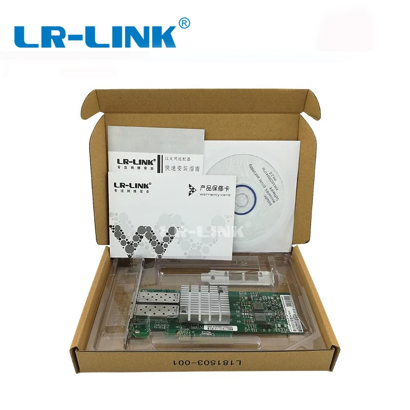 Imagem -06 - Lr-link 6822xf2sfp Mais Pci-e x8 Mellanox Connectx3 Óptico Duplo 10gb Ethernet Placa de Interface de Rede Lan Adaptador Nic