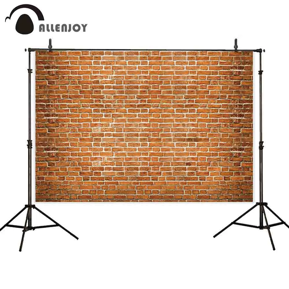 

Allenjoy photography backdrops brown close brick wall rustic photographic background photozone photocall photobooth for studio