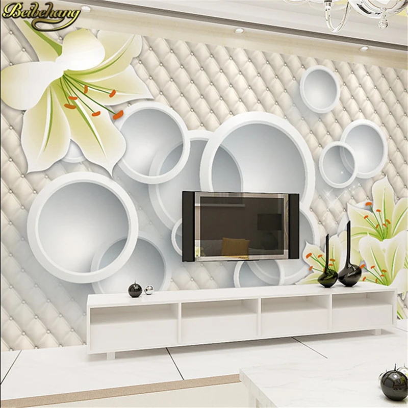 

beibehang room TV background wallpaper Seamless wall covering wallpaper customization papel de parede wallpaper for walls