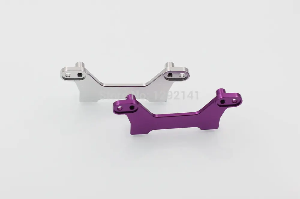 GTBRacing CNC Aluminum Rear Body Mount for HPI RS4 3 Evo Nitro (Silver / Purple )