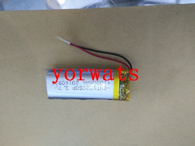 New Hot A Rechargeable Li-ion Cell  3.7V polymer lithium battery 102050 1000mah