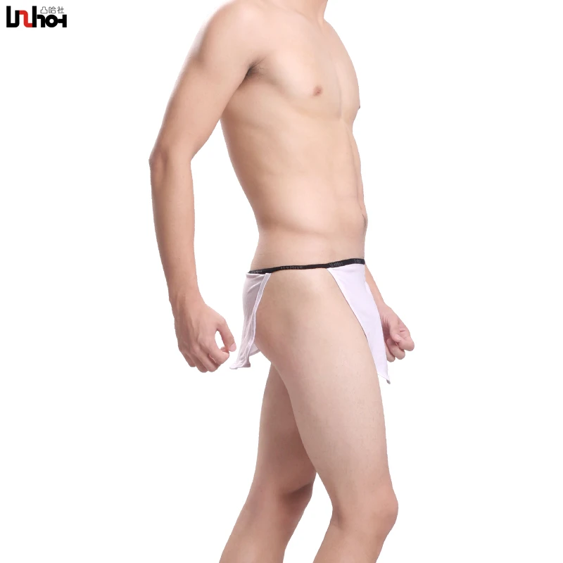 

Uzhot 100% temptation sexy cotton breathable sweat absorbing home male panties pants 11003-1