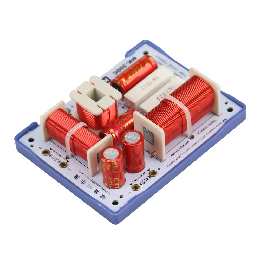 GHXAMP 3 웨이 크로스오버 홈 시어터 책장 스피커 베이스 미드 트위터 분배기, 5-10 인치 스피커용, 180W, 850HZ, 4800HZ, 2 개