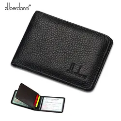 Funda de cuero genuino para licencia de conducir, bolsa de documentos de conducción de coche, tarjetero de crédito, funda de tarjeta de identificación, 3 pliegues, T3579, gran calidad