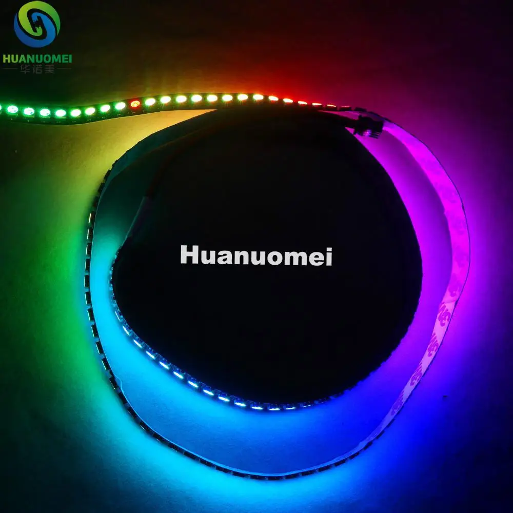 addressable 1m 144LEDs/m DC5V SK6812 led pixel strip,non-waterproof,with 144pixels/M;BLACK PCB