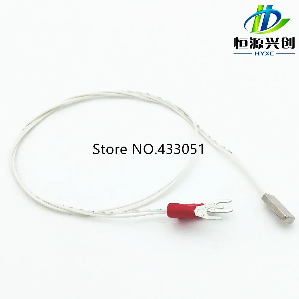 Free shipping PT1000 temperature sensor, temperature 350 degrees celsius, two-wire, wire length 500mm