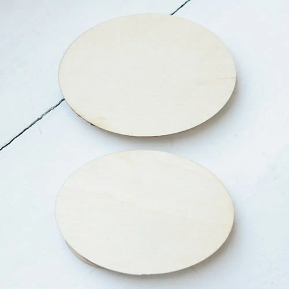 

50 pcs Oval shape wood plaques blank wood craft