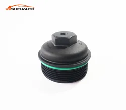 Original Engine Oil Cooler Filter Cap Plastic Aluminum For Chevrolet Captiva Cobalt Saab 9-3 Buick Regal Lacrosse OEM#12605565