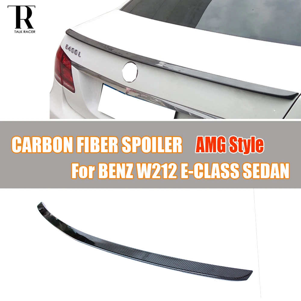 

AMG Style Carbon Fiber Rear Trunk Spoiler for Benz W212 E200 E260 E300 E350 E400 E63 AMG 2010 - 2016