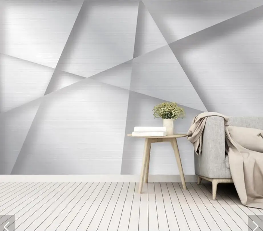 

3D Abstract Geometric Wallpaper Mural Art Decals HD Printed Photo Animal Paper Rolls Papel De Parede papers Murals