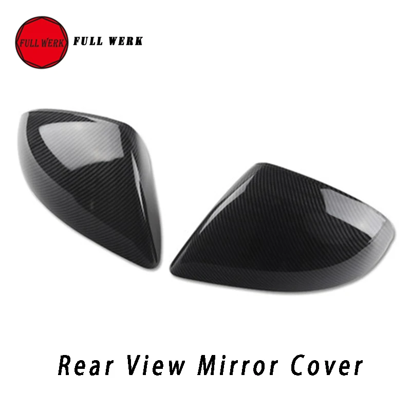 1 Pair ABS Car Styling Exterior Rear View Mirror Cover Housing Shell Case Cap for Volkswagen VW Touareg 2011-2018 Accessories