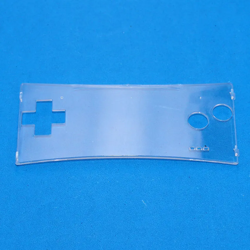 ChengHaoRan 10pcs/lot Clear Repair Front Housing Shell Faceplate Case Cover for Nintendo Gameboy Micro for GBM Front Panel