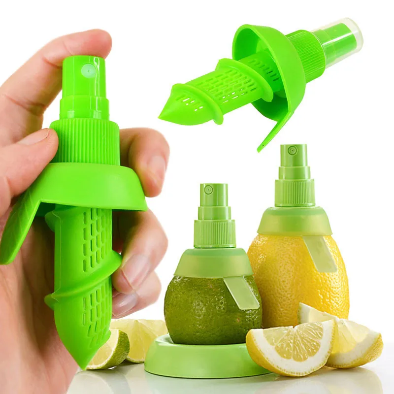 Lemon Citrus Sprayer Holder Plate Screw Lock and Pump Top 3 Piece Kitchen Cooking Tool 8CM/10.5CM