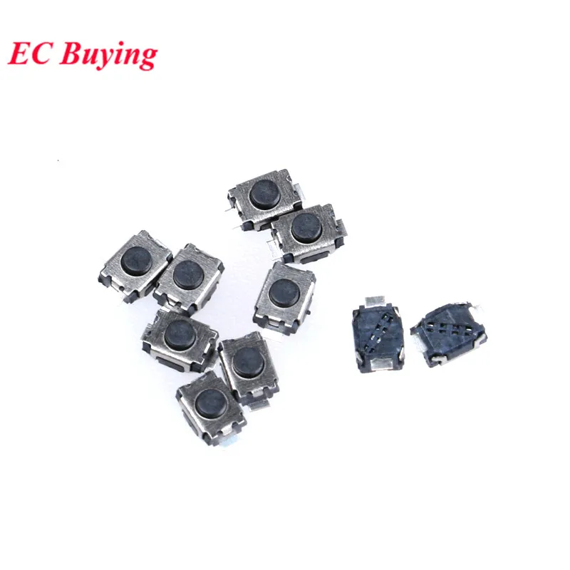 120Pcs/lot Tact Switch Push Button Micro Key Switch Direct Plug-in Self-reset DIP SMD SMT Micro Switch Kit DIY 12 Types*10PCS