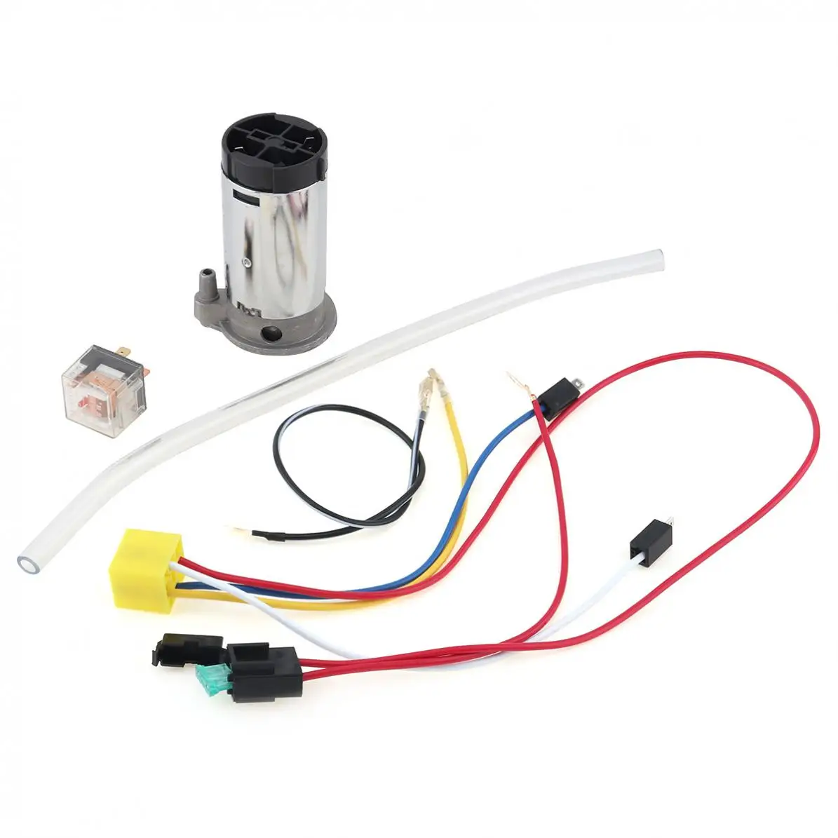 12V Universal Car Air Compressor + Air Hose + Wires and Relay for Air Horn Car/ Truck / Vehicle