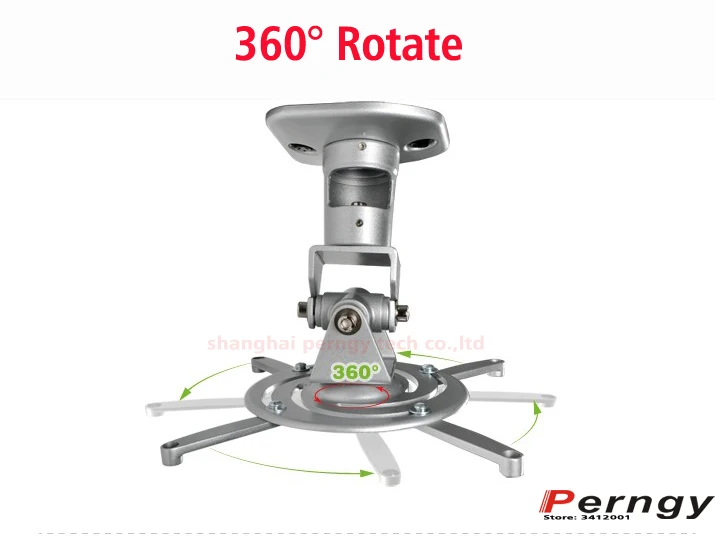 D-mount DL-PM3S aluminum universal projector mount ceiling bracket 10kg full motion 360 rotate