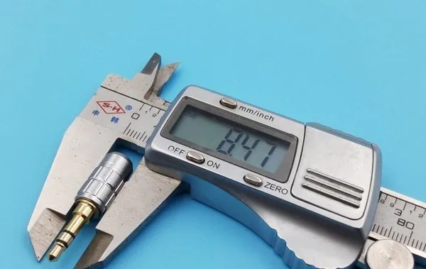 DIP Berlapis Emas 3.5 Mm Headphone Plug Alloy Die Casting 3 Tiang MM Ekor Mulut 2 Pcs