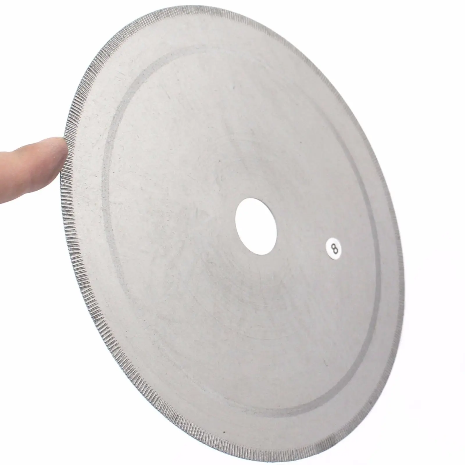 8 "Inch Lưỡi Cưa Kim Cương Kiểu Chữ V Viền Lapidary Dụng Cụ Phiến Arbor 5/8 Cho Lapidary ILOVETOOL