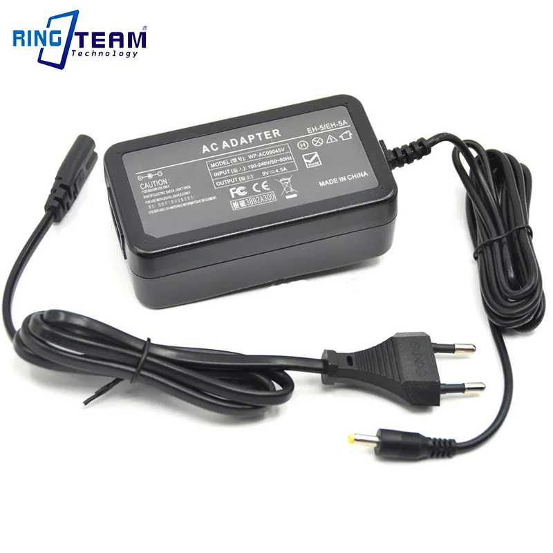 EH-5 EH-5A EH-5B AC Power Adapter 4.0x1.7mm Tips DC Output 9.0V 4.5A for Nikon Coupler EP-5 EP-5A EP-5B EP-5C EP-5D EP-5E EP-5F