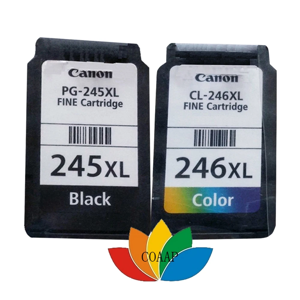 PG-245 CL-246 Black & Tri-color Re-Manufactured Ink Cartridge for Canon TR4527 MG2420 MG2520 MG2920 MG2922 IP2820 MX492 Printer