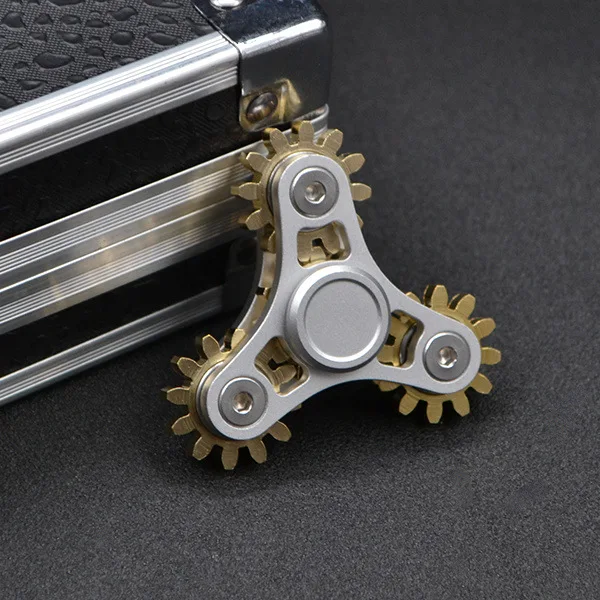 New Gears Fidget Spinner Fingertip Finger Top Gyro Metal Toys EDC ADHD Fidget Hand Spiner Spiral Desktop Anti Stress Finger Game