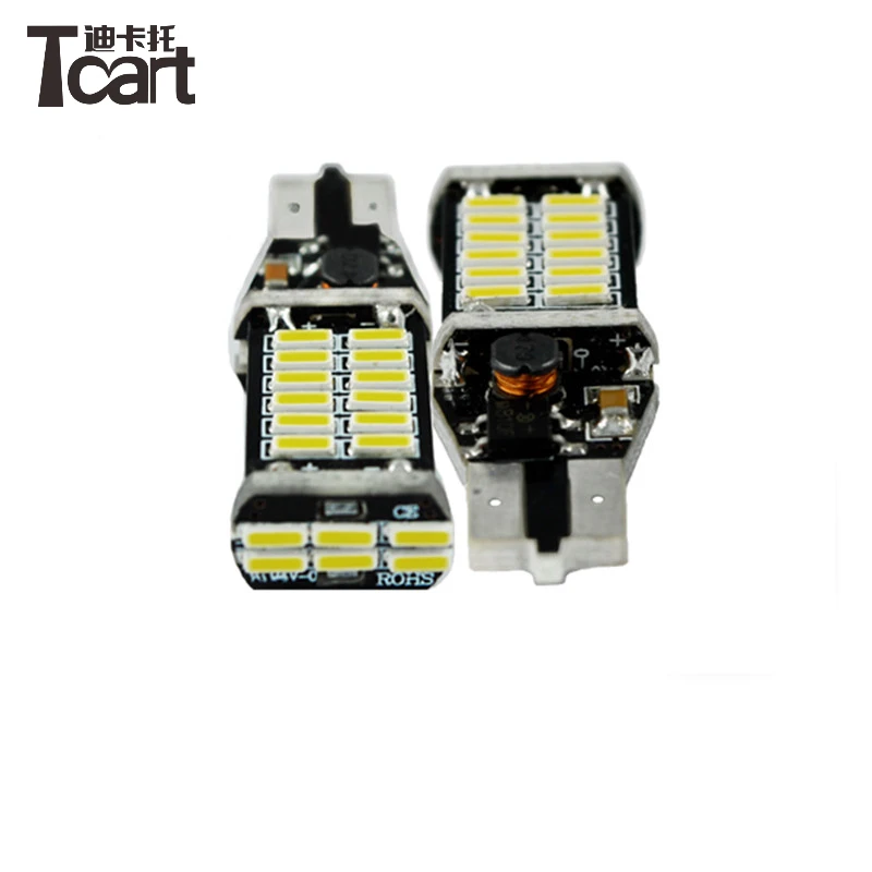 Tcart For Lexus LS460 2007-2013 Reverse Lights New Led Light Error Free 4014chip 30smd W16w Parking Light T15 Canbus Auto Light