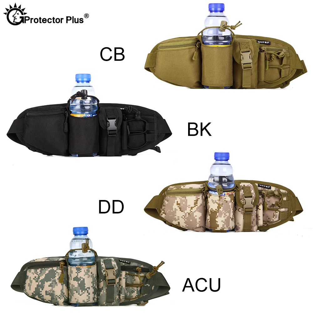 PROTECTOR PLUS Outdoor Sports Portable Bag Men Travel Waist Packs Waterproof  Camo  Riding Climbing Passport bag