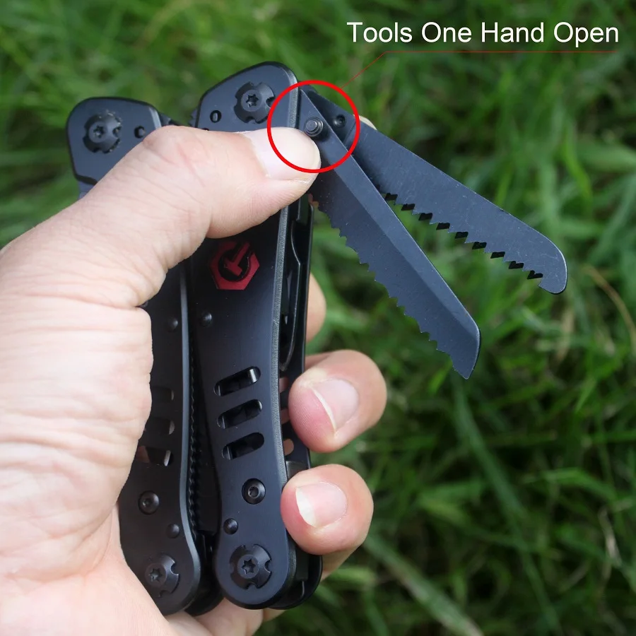 Ganzo G302B G302H Multi Tool Knife Plier EDC Tools Folding Multitool Pliers Multifunction Capming Fishing Survival Knives Bits