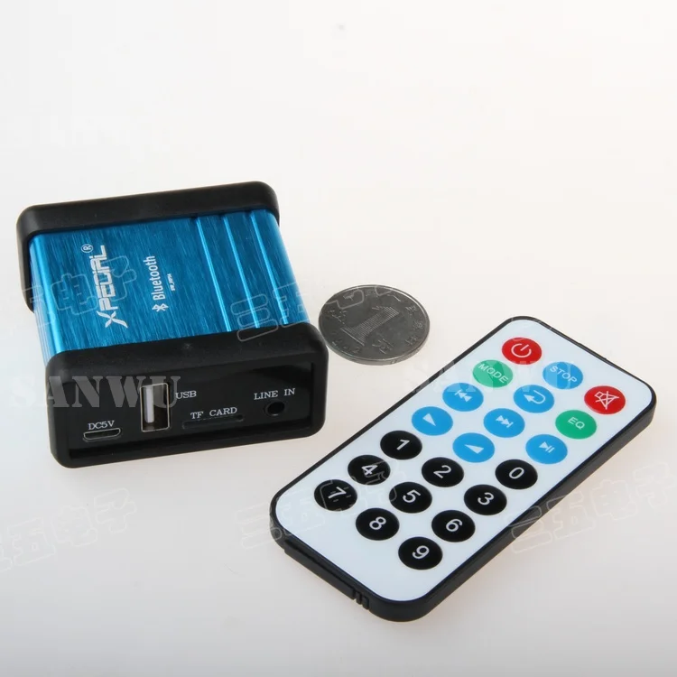 Decoder ricevitore audio Bluetooth senza fili Per Auto Bluetooth amplificatore audio modificato USB. TF scheda di decodifica riproduzione con telecomando